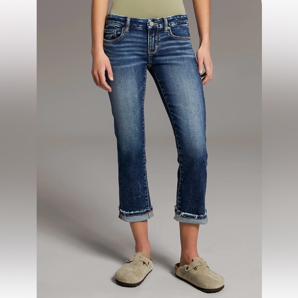 Buckle BKE Stella Cuffed Stretch Capri Jean women’s size 25